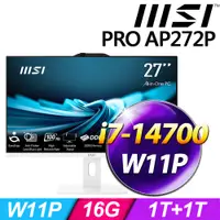 在飛比找PChome24h購物優惠-MSI PRO AP272P 14M-497TW-SP1 (