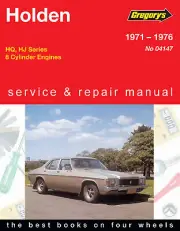 Holden HQ, HJ V8 1971-1976 Gregorys Workshop Manual