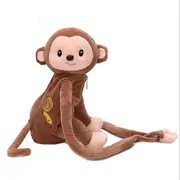 Women Lovely Monkey Plush Backpack Shoulder Bag Cartoon Children Stuffed Animal Crossing Bag Messenger Bags Birthday Gift