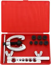 Flaring Tools Set 7-Hole Bar 9Pcs Double Flaring for Copper Aluminum Soft Steel