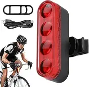 Cycling Tail Light, Waterproof Light for Cycle, Rechargeable Riding Accessories, Bikes Lighting Tools for Outdoor Activities