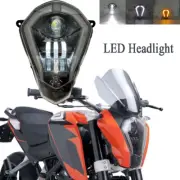 For KTM 125 200 250 390 Duke 2011-2020 LED Headlight Assembly w/ DRL Turn Signal