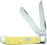 Case Yellow CV Mini Trapper Pocket Knife