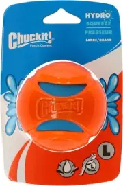 New Chuckit!-Hydrosqueeze Ball Soaks Water Durable Dog Toy Launcher Compatible