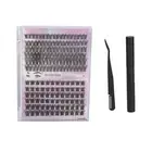 126 Clusters DIY Lash Extensions Kit D Curl Fluffy Individual Lash Extension