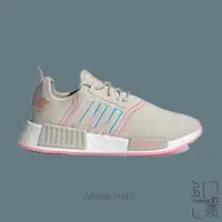 在飛比找蝦皮商城優惠-ADIDAS NMD_R1 W 白奶茶 粉紅 網布 襪套 慢