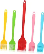 BBQ Tools 5pcs Silicone Basting Brush Set Cooking Utensils for Cooking Barbecue Grilling Pastry Brush Heat Resistant Non-Stick