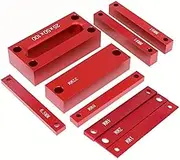 Precision Metric Setup Blocks Height Gauge 9Pcs with Size Marking, Stackable Woodworking Measuring Bars for Router and Table Saw Accessories Woodworking Set Up