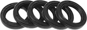 X AUTOHAUX Universal Oil Seal TG4 Lip Seal Ring Rotary Shaft Seal 30x42x7mm High Pressure NBR Rubber Black 5 Pcs