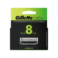 在飛比找PChome24h購物優惠-【Gillette 吉列 】Labs 極光系列刮鬍刀頭 8刀