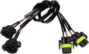 HUIQIAODS 5202 H16 to H11 881 H8 Pigtail Socket Connector Wire Adaptors for Subaru BRZ Scion FR-S Fog Light Conversion Retrofit