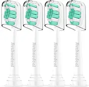 Jiuzhoudeal Replacement Toothbrush Heads Compatible with Philips Sonicare: Electric Brush Heads for Sonicare C2 Plaque Control Protective Clean 4100 5100 6100 Toothbrush, 4-Pack