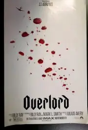 J.J. Abrams' OVERLORD! Gorgeous Mini-Poster / Great condition! FREE s&h / horror