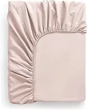 [BoNene] Queen Sheets Modern Simple Style Solid Solor Bed Sheet Fitted Sheet Elastic Band Fixed Antifouling Anti-Crease Portable Sheets Cover for Bed Queen Sheet Set (Color : Beige, Size : China)