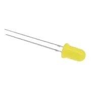 10 x Yellow Flashing 5mm Diffused LED 1.8Hz 330mcd