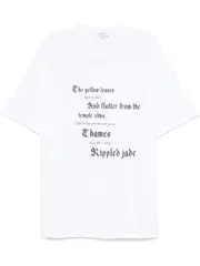 [Alexander Mcqueen] Alexander Mcqueen-T-Shirt Con Stampa Testo-Uomo L