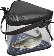 Bait Bucket,Folding Live Bait Storage Container with Aeration Hole - Multi-Purpose Transparent Organize for Women and Men