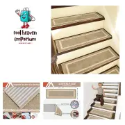 Non-Slip Carpet Mat 28inX9in Indoor Stair Runners for Wooden Steps,Stair Rugs...