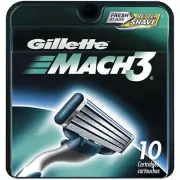 Gillette Mach3 Men's Razor Blade's Refills 10 Count