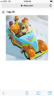New RARE Scooby Doo Mystery Rover Warner Bros Ertl 1938 American Bantam freeship