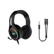 Havit HV-H2232D Gaming RGB Headset + 3.5mm Headset Mic Splitter Xbox