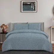 Ardor Boudoir Queen Rowe 130GSM Quilt Cover Set Teal