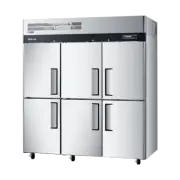 Turbo Air 6 Half Solid Door Upright Top Mount Fridge - KR65-6-N-TA