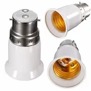 LED Converter Light Bulb Lamp Adapter B22 to E27 Base