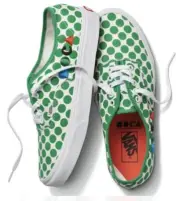 VANS MOCA x Authentic Logo Green White Men Sz 7 Women Sz 8.5 VN0A5KRD8CY - NEW