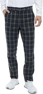 [アドミラル] ADMA373 Men's Golf Pants, Plaid Pattern, Tapered Pants
