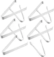 GLEAVI 10pcs Stainless Steel Serving Tongs Sugar Tongs for Appetizers Desserts and Tea Parties for Kitchen and Restaurant Use