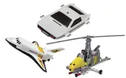 Air Sea and Space Collection James Bond 007 Set of 3 Diecast Models by Corgi