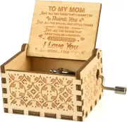 You Are My Sunshine Music Box, Son Daughter Gifts for Mom, Personalized Laser En