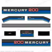 Fits Mercury 1981 - 1982 200HP Outboard Engine Decals