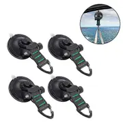 Heavy Duty Suction Cups 4 Pieces With Hooks Upgraded Car Camping
