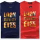 KAOS WANITA TRENDY CK200601 LOOK INTO MY EYES 男 短袖 t恤