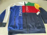 $328 NWT Polo Ralph Lauren Tennis Jacket Jogger Track Color Block 2XLT Rare