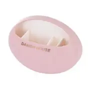 Cute Eggs Design Wall Toothbrush Holder Wall Storage Box Suction Hooks Cup Organizer