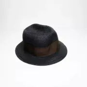Brixton Gray Parlor Fedora straw Hat Womens Size Medium 71/4 58cm NWT