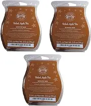 [Scentsy] Baked Apple Pie Wickless Candle Tart Warmer Wax, 3.2 Fl oz (3-Pack, 7.25 A Pack)