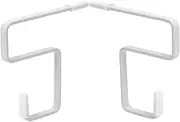 WATIIFUFU 2pcs Movable Purse Hook for Desk Stylish Table Bag Holder No Drill Installation Iron Hanger for Organizing Bags Headphones for Office Home Use