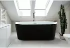 MODENA BLACK FREE STANDING BATHTUB 1600 x 750 x 580MM OUT OF STOCK