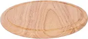 1x 30cm Round Wooden Chopping Board - Kitchen Butchers Cheese Bread Meat Food Knife Serving Cutting Carving Boards - by Argon Tableware