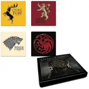 Game of Thrones Coaster Set / New & Sealed Free Shipping