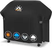 [Zettum] BBQ Cover 147 CM - 7130 Grill Barbecue Cover for Weber Genesis II Series Heavy Duty & Waterproof, PU Cover for Weber Genesis E-330, E-310, S-310, S-330, S-335, S-340 (147 L x 63 W x 113 H cm)