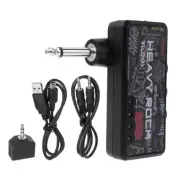 VITOOS Portable Mini Amplifier Electric Guitar Bass Plug Headphone Amp Amplifier