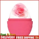 Silicone Ice Trays Ball Face Massager Facial Roller Lifting (Pink)
