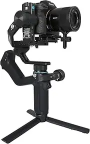 Feiyu SCORP Mini 2 Gimbal Stabilizer for Camera/Action Camera.Smartphone,Built-in AI Tracker,Native Vertical Shooting,1200g Payload,Bluetooth Control,for Canon/Sony/Panasonic/Nikon/Fujifilm,Black