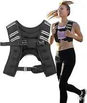 Heavy Duty Weighted Vest for Strength Training - Durable Tactical Weight Vest for Fitness, CrossFit, and Endurance Workouts, Adjustable and Comfortable Design