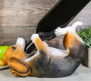 Canine Pedigree Cute Beagle Hound Dog Wine Oil Bottle Holder Figurine Kitchen